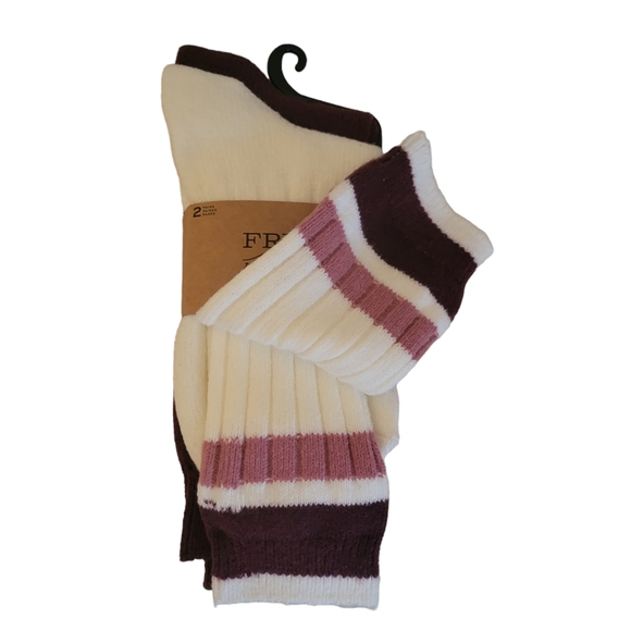 NWT Frye & Co Super Soft Ribbed Boot Socks 2 pair Womens Size 5-10 - Picture 2 of 5